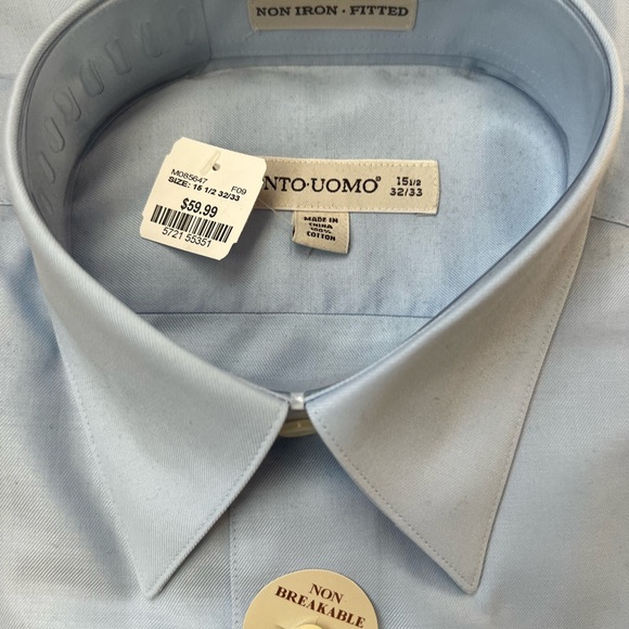 Pronto Uomo Fitted dress shirt NWT - Picture 3 of 5